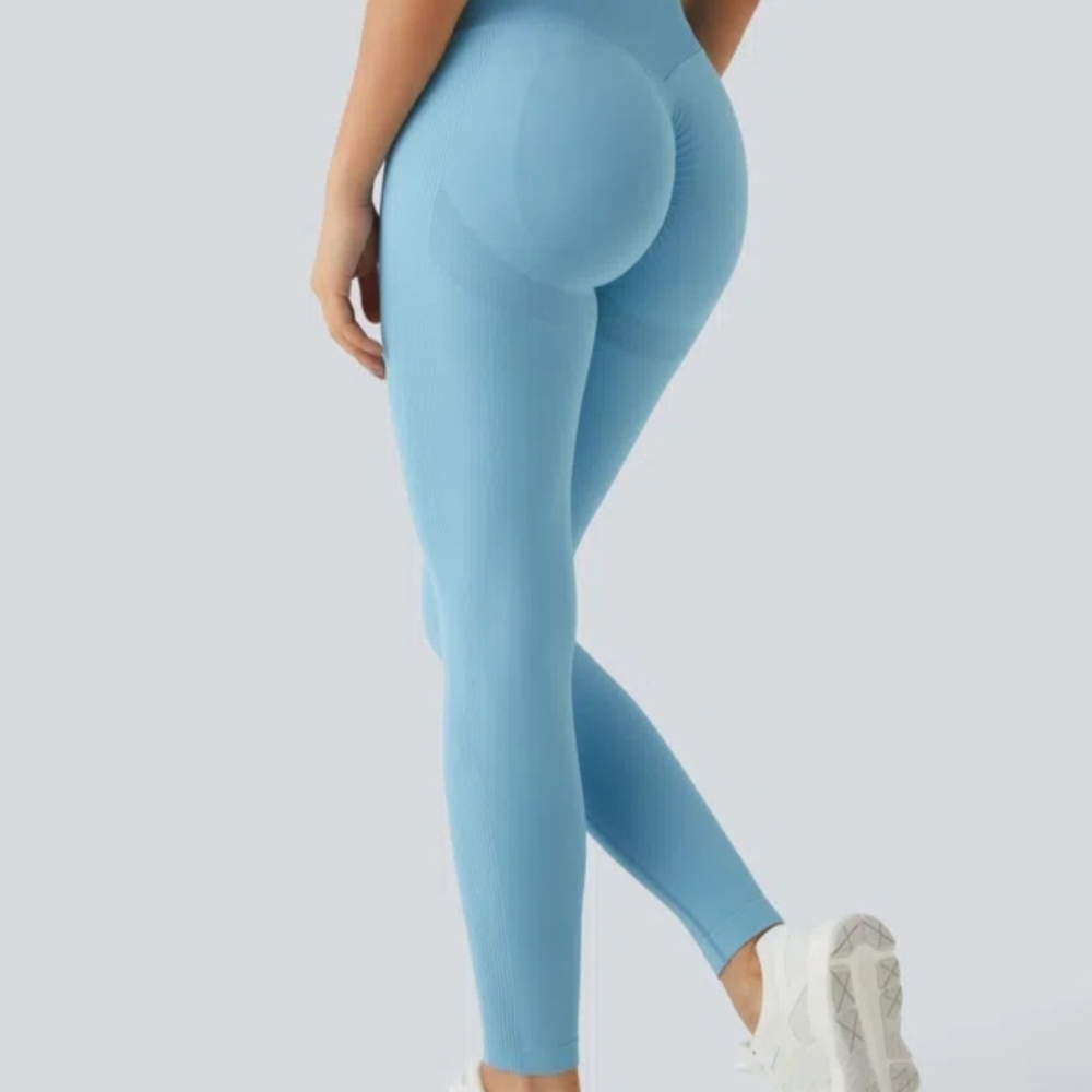 HALARA Blue High-Waisted Athletic Leggings